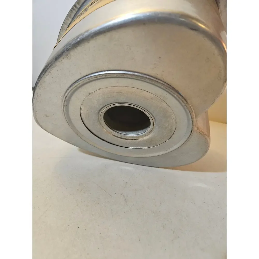 Vintage heart shaped aluminum tube cake pan with removable center by Walker Ware
